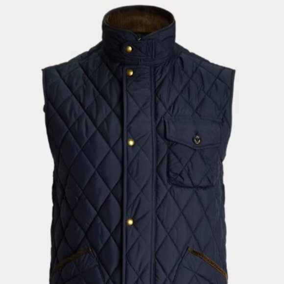 Polo Ralph Lauren Other - NWT Polo by Ralph Lauren Navy The Beaton Quilted Vest (XLT)